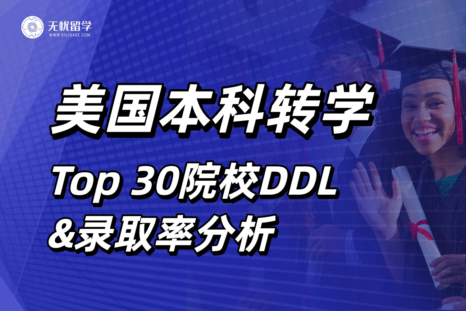 2026 美本转学指南!美国Top 30院校DDL与录取率分析!